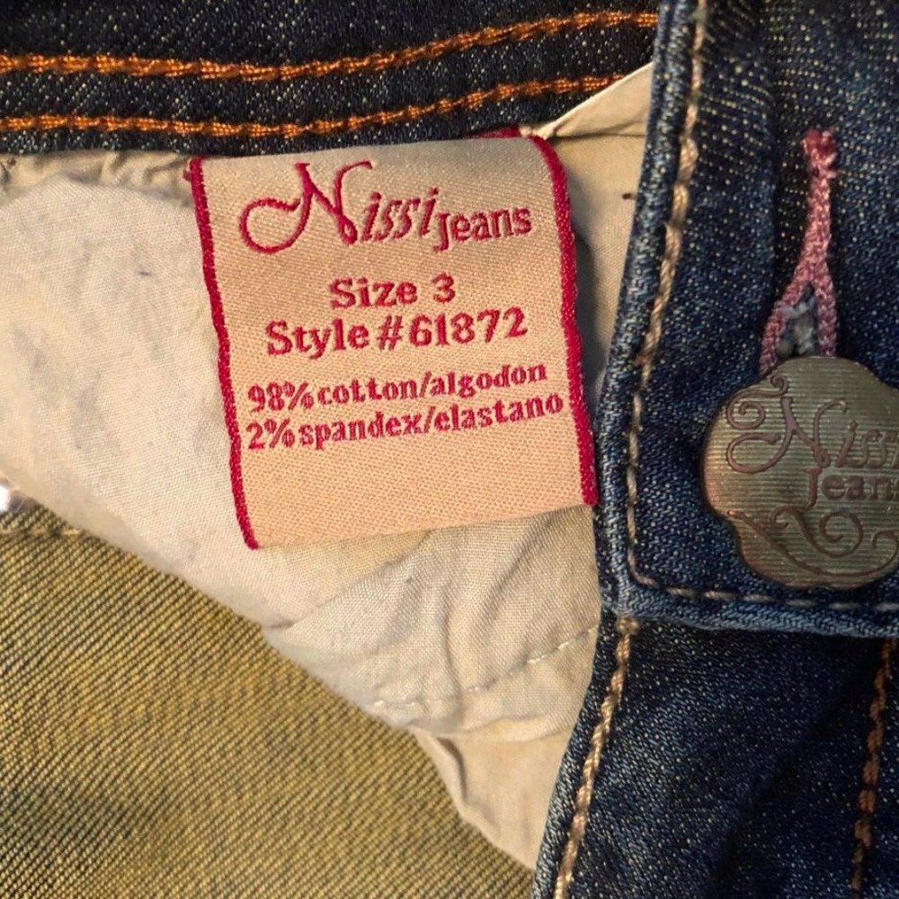 Size 3 Nissi distressed skinny jeans - Picture 2 of 5